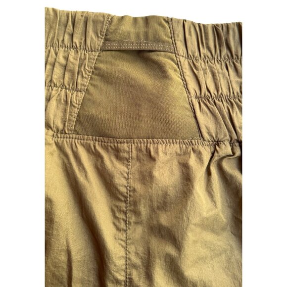 Free People Movement Womens Olive Green XS High-Waisted Elastic Shorts - Picture 4 of 8